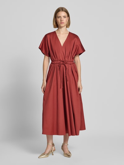 Christian Berg Cocktail Cocktailkleid mit V-Ausschnitt und Schnürung Terra 4