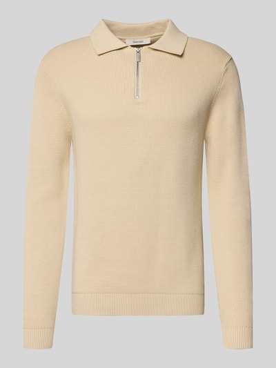 SELECTED HOMME Regular fit gebreide pullover van biologisch katoen, model 'DANE' Offwhite - 2