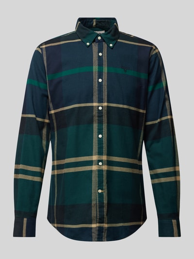 Barbour Tailored fit vrijetijdsoverhemd met button-downkraag, model 'Iceloch' Groen - 2