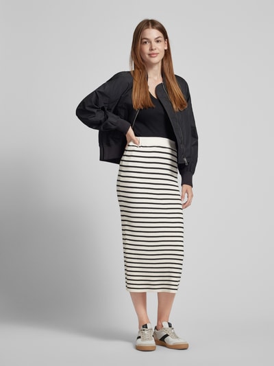 Vila Midirok met elastische band, model 'ZICHA' Offwhite - 1