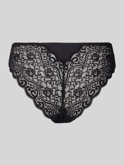 Triumph Slip in semitransparentem Design Modell 'AMOURETTE' Black 3