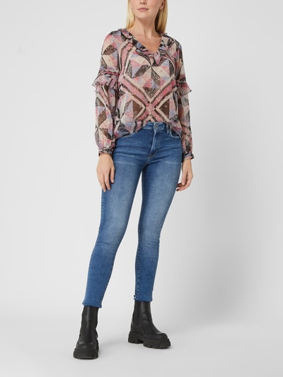 Pepe Jeans Blusenshirt aus Krepp Modell 'Panya' Hellrosa 1