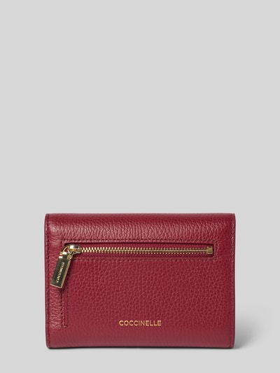 Coccinelle Portemonnee met logo-applicatie, model 'ME' Bordeaux - 2