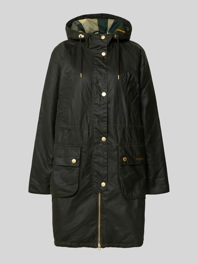 Barbour Regular Fit Wachsmantel aus reiner Baumwolle Modell 'MARCY' Oliv 2