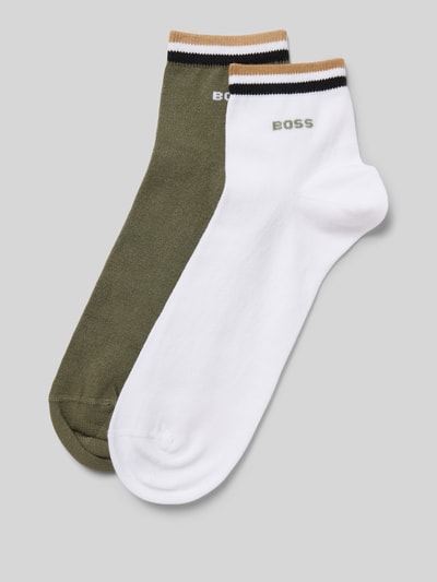 BOSS Socken aus Baumwoll-Mix im 2er-Pack Oliv 1