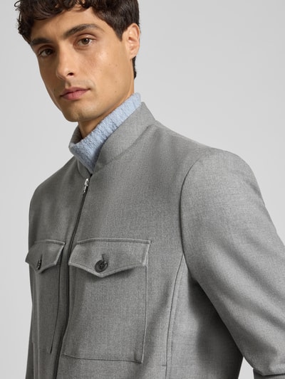 Cinque Jack met opstaande kraag en borstzakken Lichtgrijs - 3