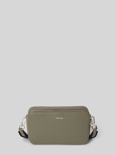 CK Calvin Klein Torba na ramię z detalem z logo Khaki 1