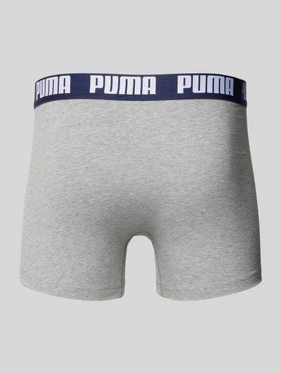 Puma Trunks mit Label-Detail im 2er-Pack Dunkelblau 3