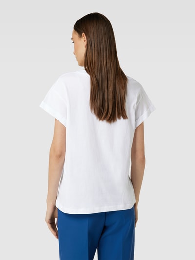 Rich & Royal T-Shirt mit Statement-Schriftzug aus Paillettenbesatz Offwhite 5