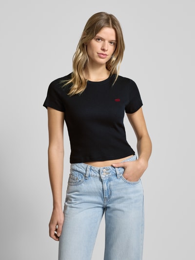 Levi's® T-Shirt mit Label-Patch Black 4