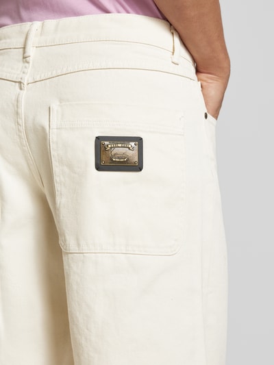 KARL KANI Bermudas mit 5-Pocket-Design Offwhite 3