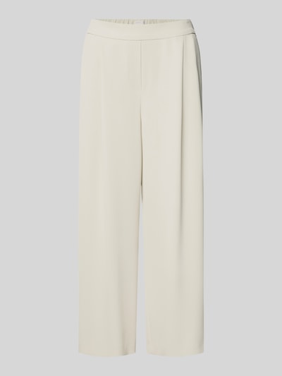 Jake*s Collection Wide Leg Culotte mit Bundfalten Ecru 2