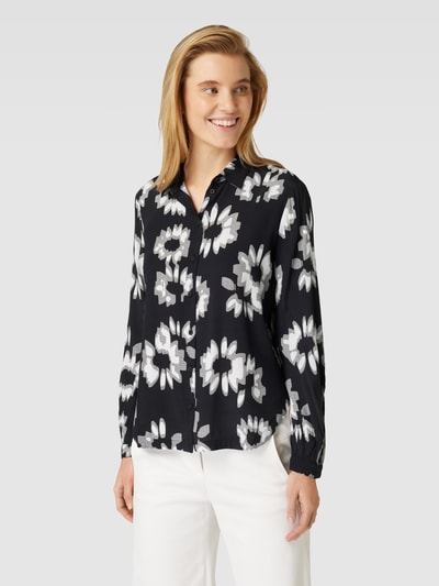 Esprit Blouse met bloemenprint Zwart - 4