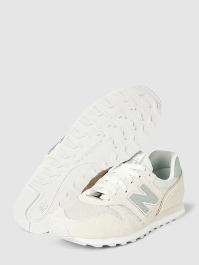 New Balance Sneaker mit Label-Detail Beige 4