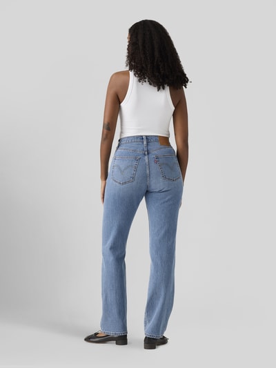 Levi's® 300 straight fit jeans van katoenmix Lichtblauw - 5