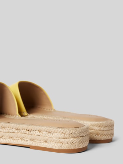 Lauren Ralph Lauren Espadrilles in gevlochten look, model 'POLLY' Geel - 2