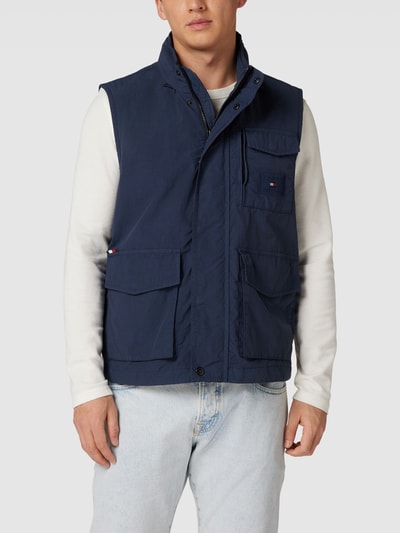 Tommy Hilfiger Gilet met labelpatch Marineblauw - 4