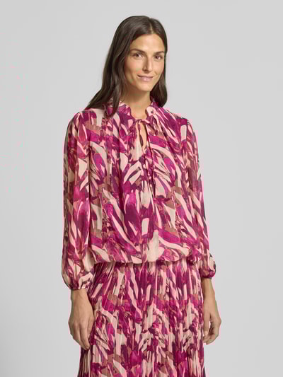ZABAIONE Blouse met tuniekkraag, model 'Em44maa' Fuchsia - 4