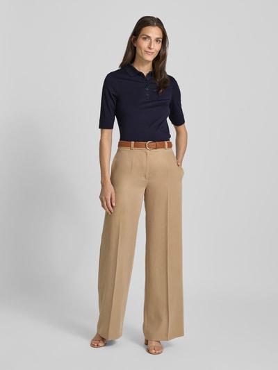 Christian Berg Woman Poloshirt met korte knoopsluiting Donkerblauw - 1