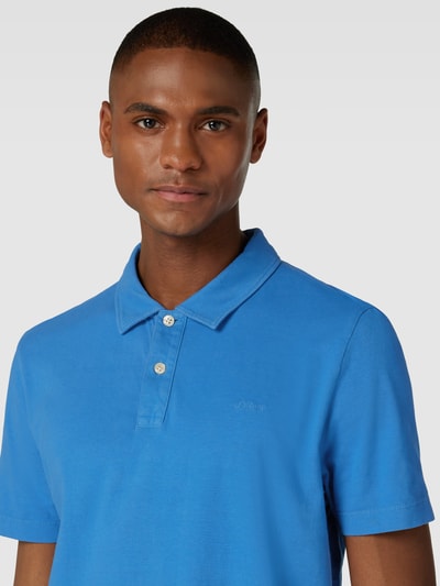 s.Oliver RED LABEL Poloshirt aus Baumwolle mit Label-Detail Royal 3