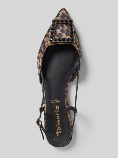 Tamaris Ballerinas mit Applikation Hellbraun 3