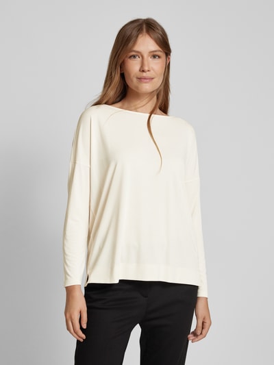 Christian Berg Woman Shirt met lange mouwen met oversized schouders Ecru - 4