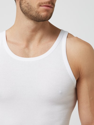 Schiesser Tanktop aus Baumwolle im 2er-Pack Weiss 2