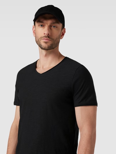 MCNEAL T-Shirt in melierter Optik Black 3