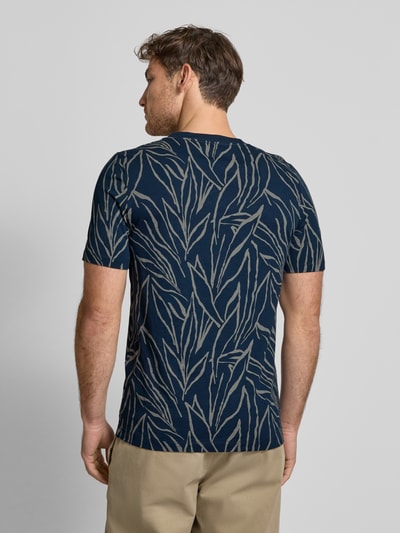 s.Oliver RED LABEL Regular Fit T-Shirt aus reiner Baumwolle Dunkelblau 5