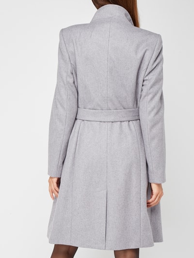 Ted Baker Wollmantel mit Magnetverschluss (mittelgrau melange 