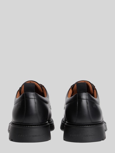 Tommy Hilfiger Schnürschuhe aus echtem Leder Black 5