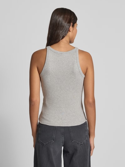 Gestuz Tanktop met labelstitching, model 'drew' Lichtgrijs - 5
