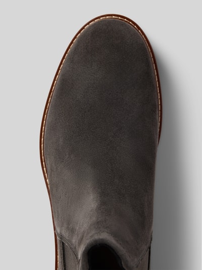 Marc O'Polo Chelsea Boots aus echtem Veloursleder Modell 'LINUS 4B' Anthrazit 3