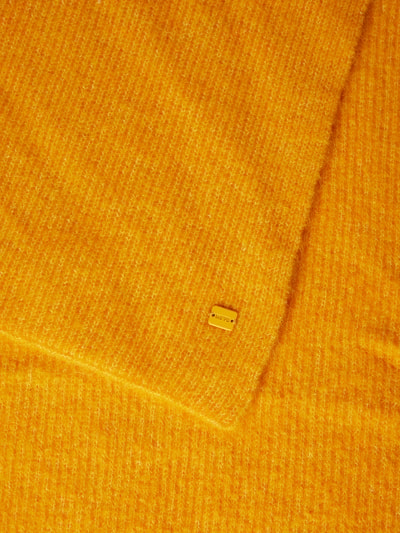 Marc O'Polo Denim Schal mit Label-Detail Orange 3