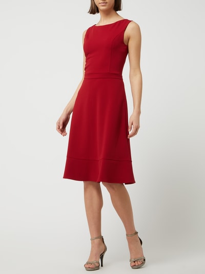 Paradi Cocktailkleid mit Volantsaum  Rot 1