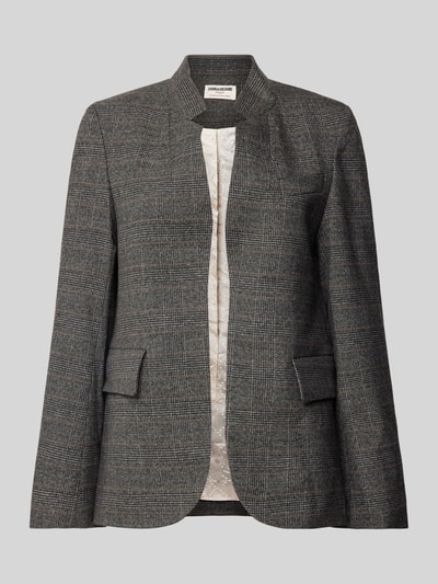 Zadig & Voltaire Regular Fit Blazer mit offener Vorderseite Anthrazit 2