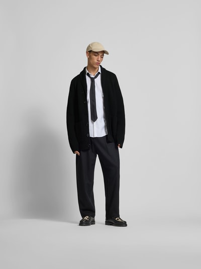 Filippa K Strickjacke mit Knopfleiste Black 1