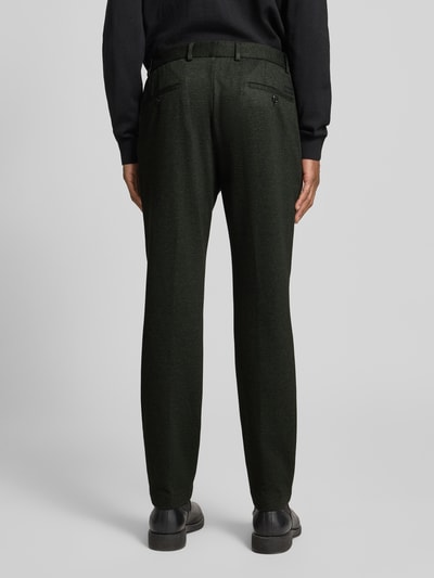 JOOP! Collection Spodnie o kroju slim fit z mieszanki wiskozy z tunelem model ‘Sake’ Ciemnozielony 5