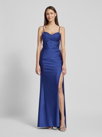 Luxuar Abendkleid mit Herz-Ausschnitt Royal 4