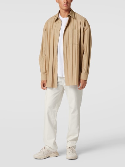 Calvin Klein Jeans Legginsy z paskiem z logo model ‘LOGO’ Złamany biały 1