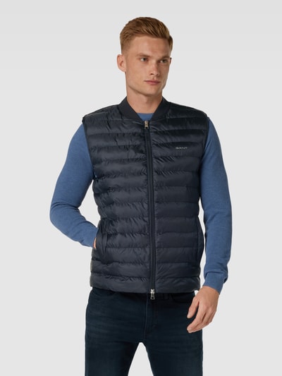 Gant Bodywarmer met labelprint Zwart - 4