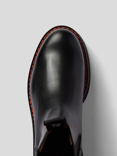 R13 Chelsea Boots mit Plateausohle Schwarz 6