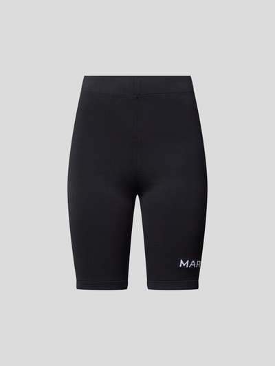 Marc Jacobs High Waist Shorts mit Label-Stitching Schwarz 2