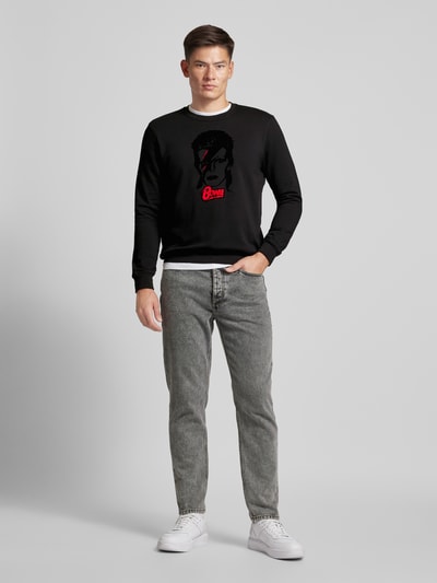 Antony Morato Regular Fit Sweatshirt mit Rundhalsausschnitt Black 1