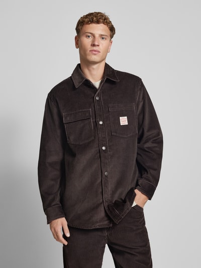 Levi's® Jack met borstzakken Donkerbruin - 4