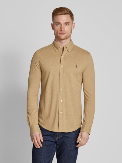 Polo Ralph Lauren Regular Fit Freizeithemd mit Button-Down-Kragen Camel 4