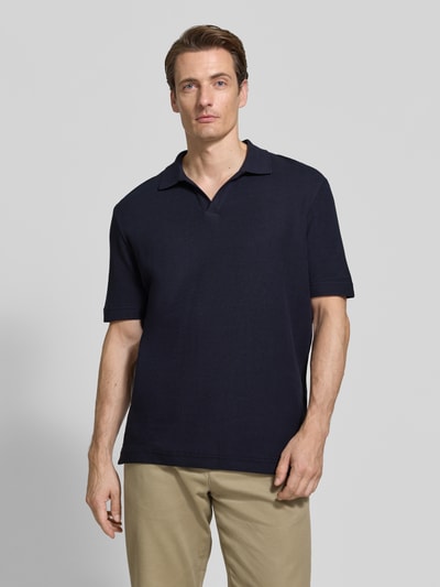 Marc O'Polo Regular Fit T-Shirt aus reiner Baumwolle Marine 4