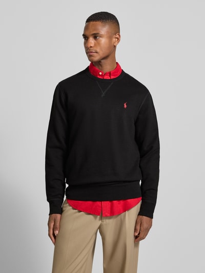 Polo Ralph Lauren Sweatshirt mit Label-Stitching Black 4