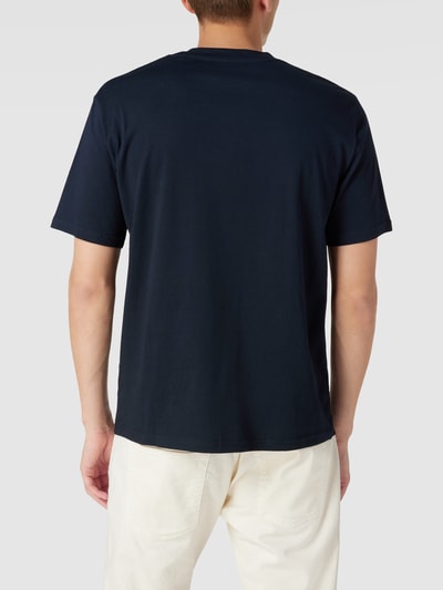 Marc O'Polo T-Shirt mit Statement- und Label-Print Marine 5