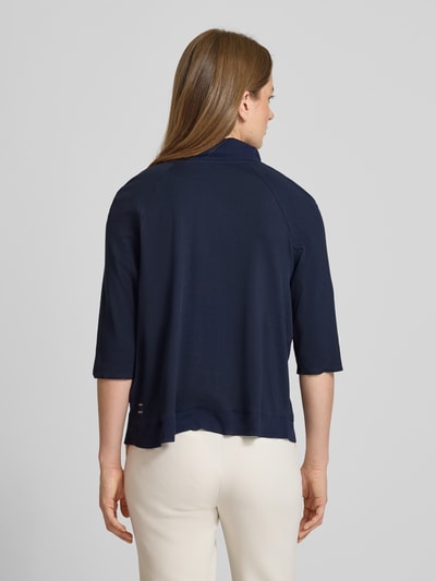 Marc Cain T-Shirt aus Baumwoll-Mix mit Tunnelzug Marine 5